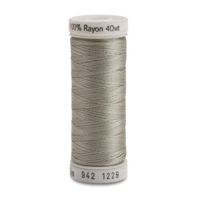 All Thread Putty Sulky 40 Wt. Rayon Thread- Lt. Putty - 250 yd. Spool | Michaels