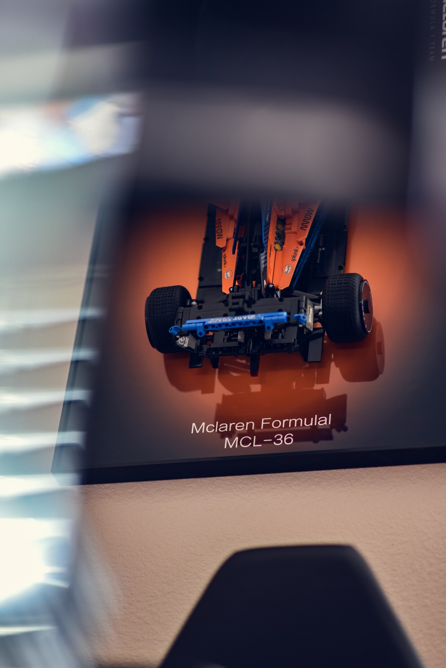 Aluminum Display Wall Frame for LEGO® Technic McLaren