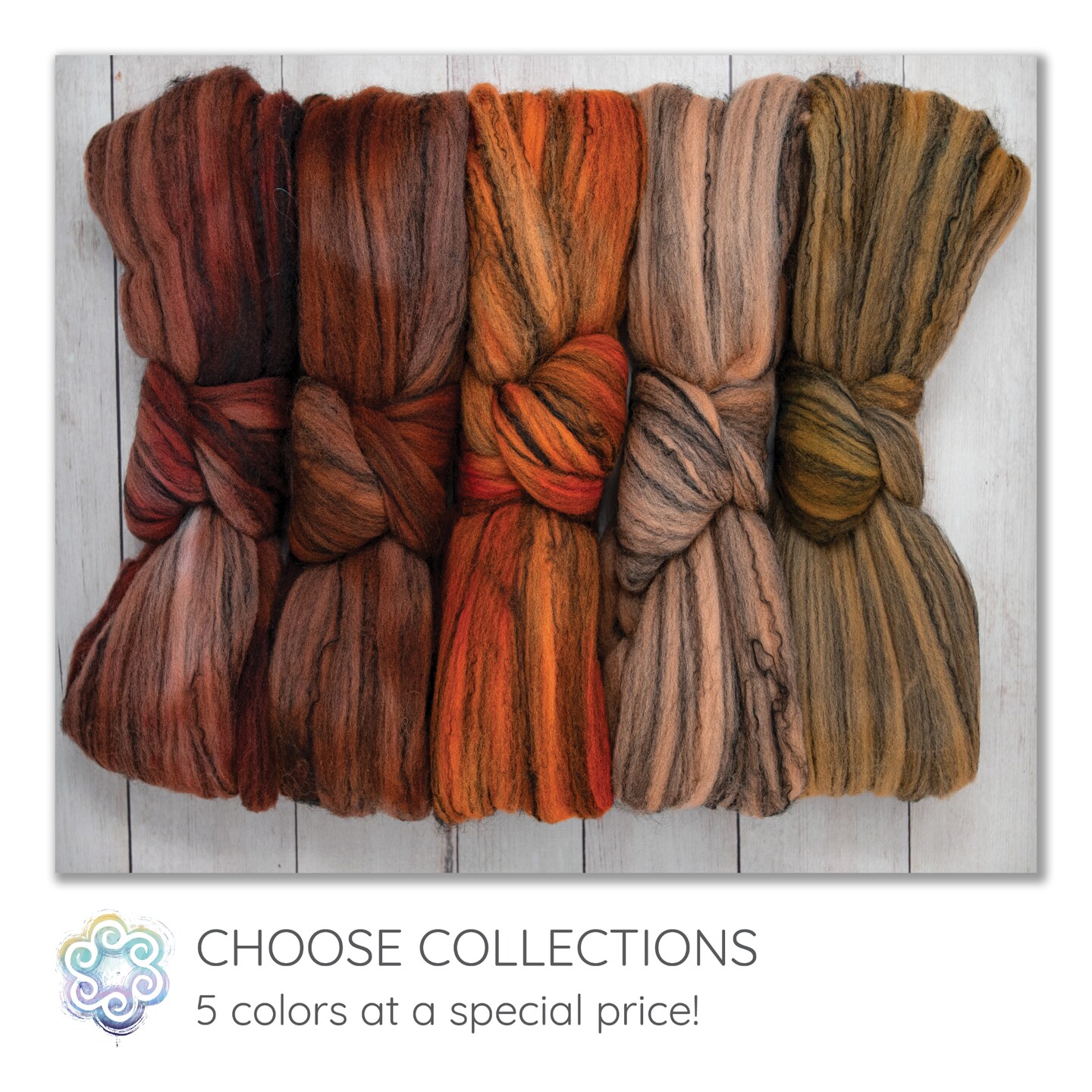 5oz Merino Tencel, Hand Dyed: Soft Lustrous Wool Combed Top Roving for Spinning, Felting, Weaving, and Textiles.