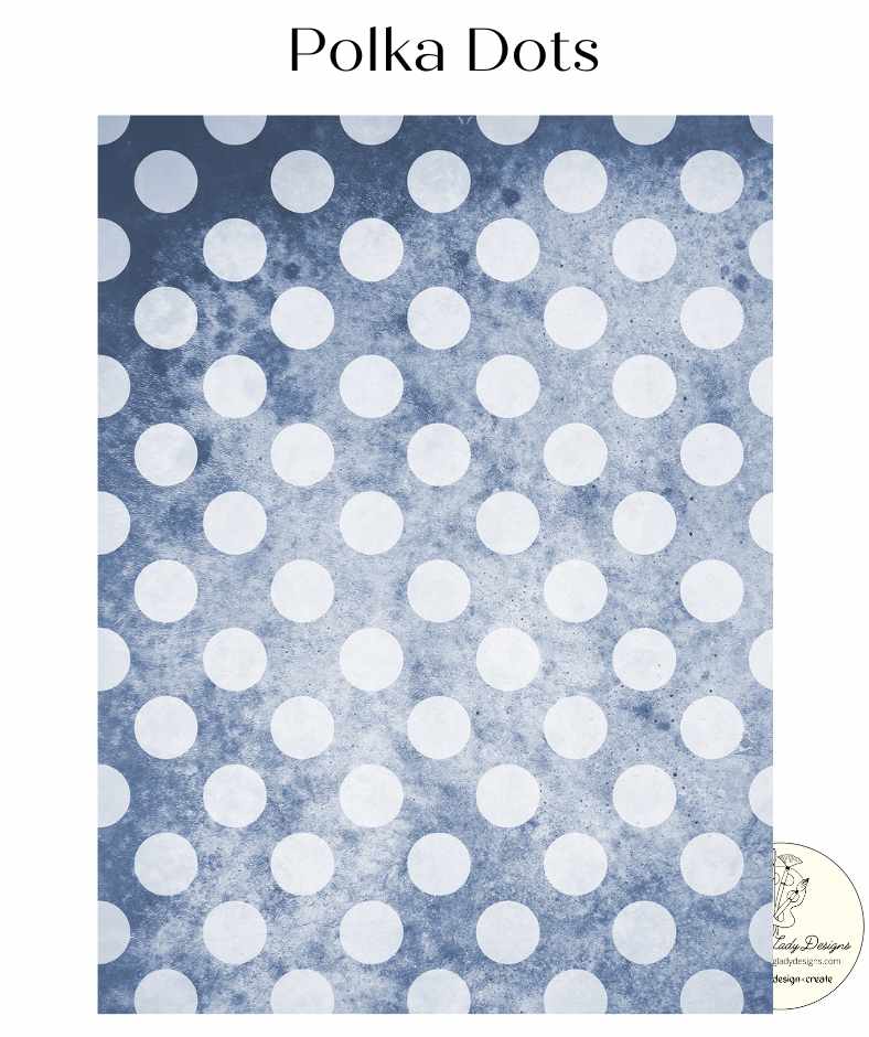 Polka Dot Decoupage Paper for Crafting and Multi Media (Medium 18x24