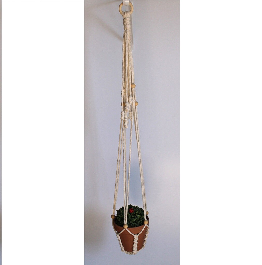 Adjustable Macram Plant Hanger for Medium and Large Pots | MakerPlace by  Michaels