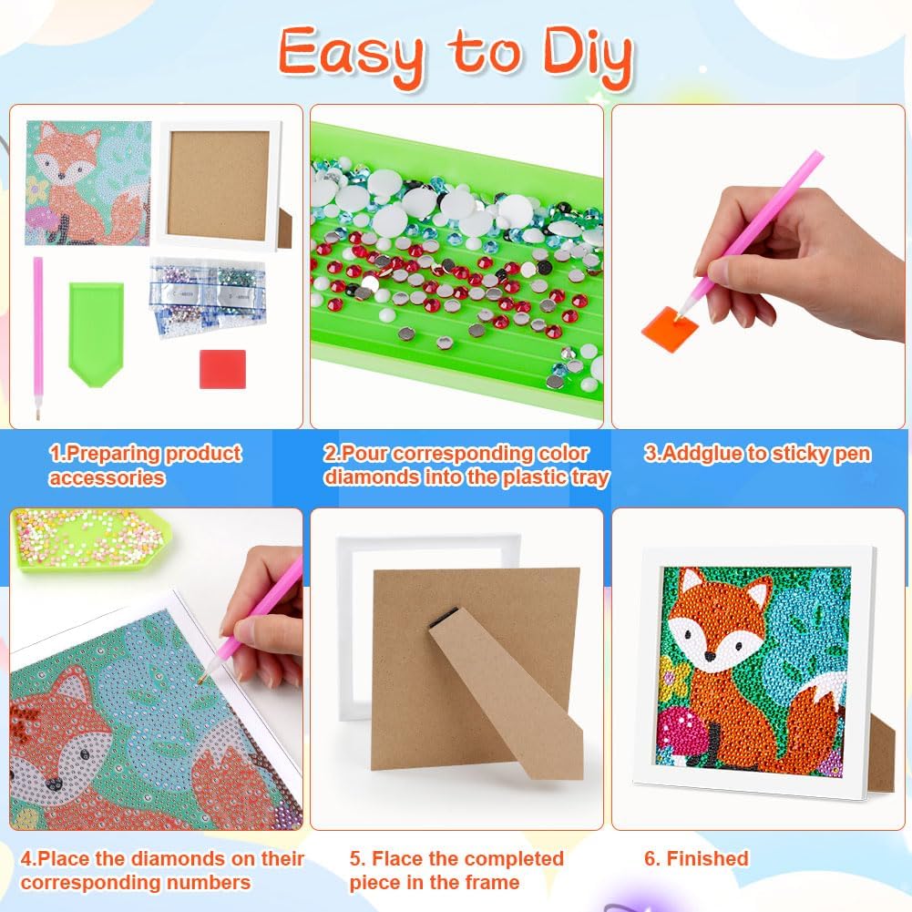 5D Diamond Art Kit for Kids