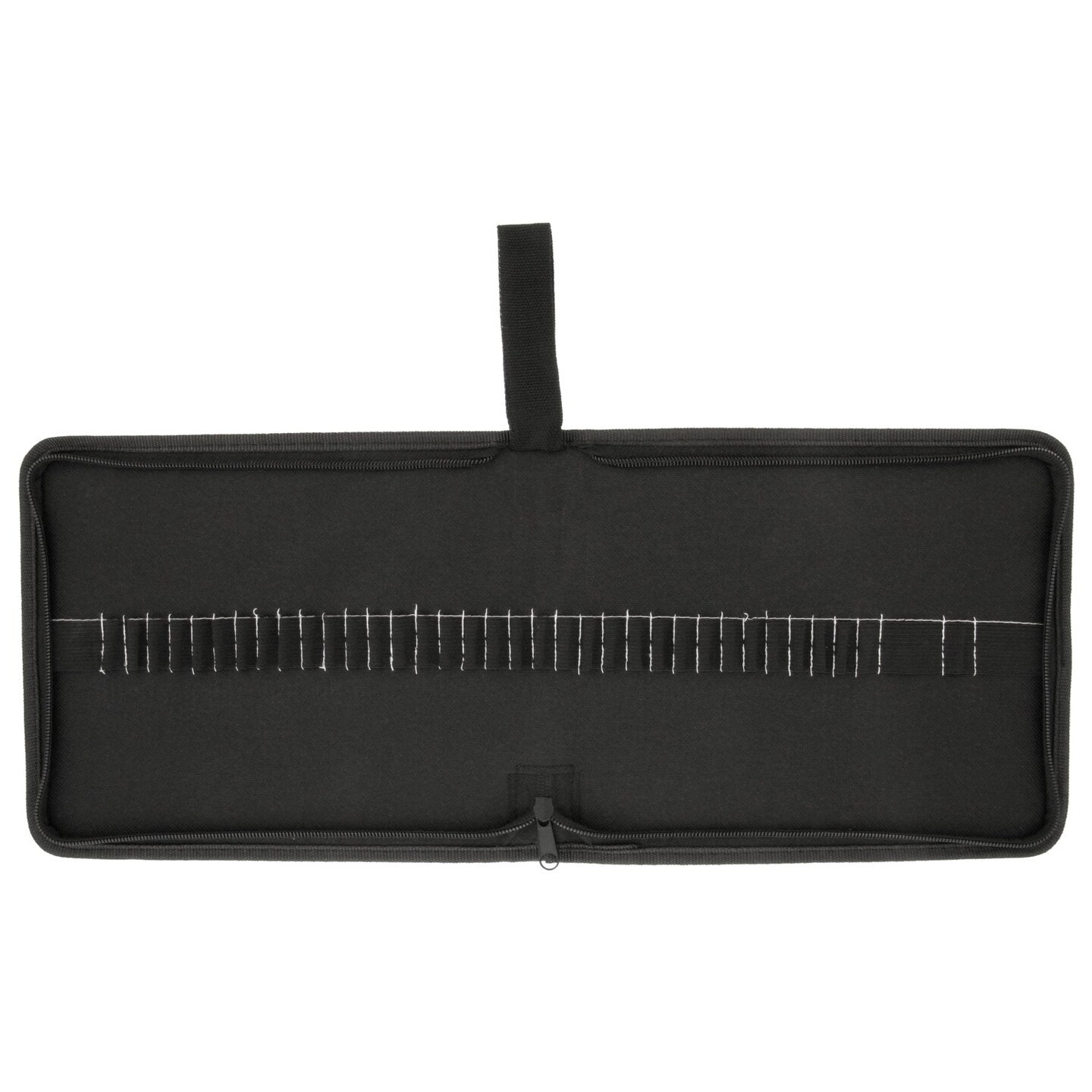 Premium Canvas Zippered Pencil Wrap Holder &#x2013; 36 Compartment Portable Storage Organizer for Artist Drawing Tools, Pens, Erasers, Flat Access, Lightweight Portable Sketch Caddy