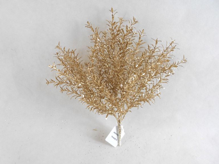 2PC Weatherproof Christmas Artificial 13" Glitter Rosemary Bush X53 Branches