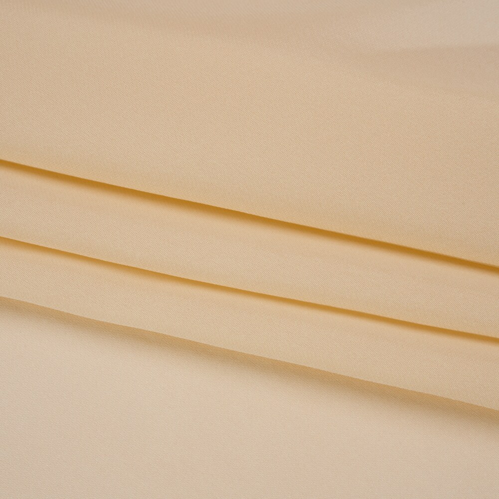 1 Yard Tapioca Silk Double Georgette Fabric Premium Collection Drapey Solid 44 inch Width