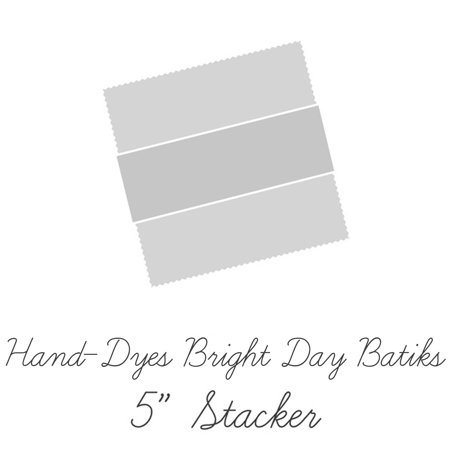 Expressions Batiks Hand-Dyes Bright Day 5" Square Pack (Charm Pack / 5" Stacker) by Riley Blake Designs for Riley Blake (5-21011-42)