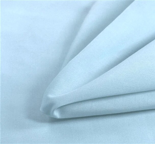 1 Yard Baby Blue Broadcloth Solid Poly Cotton Fabric 58/60" Wide Lightweight