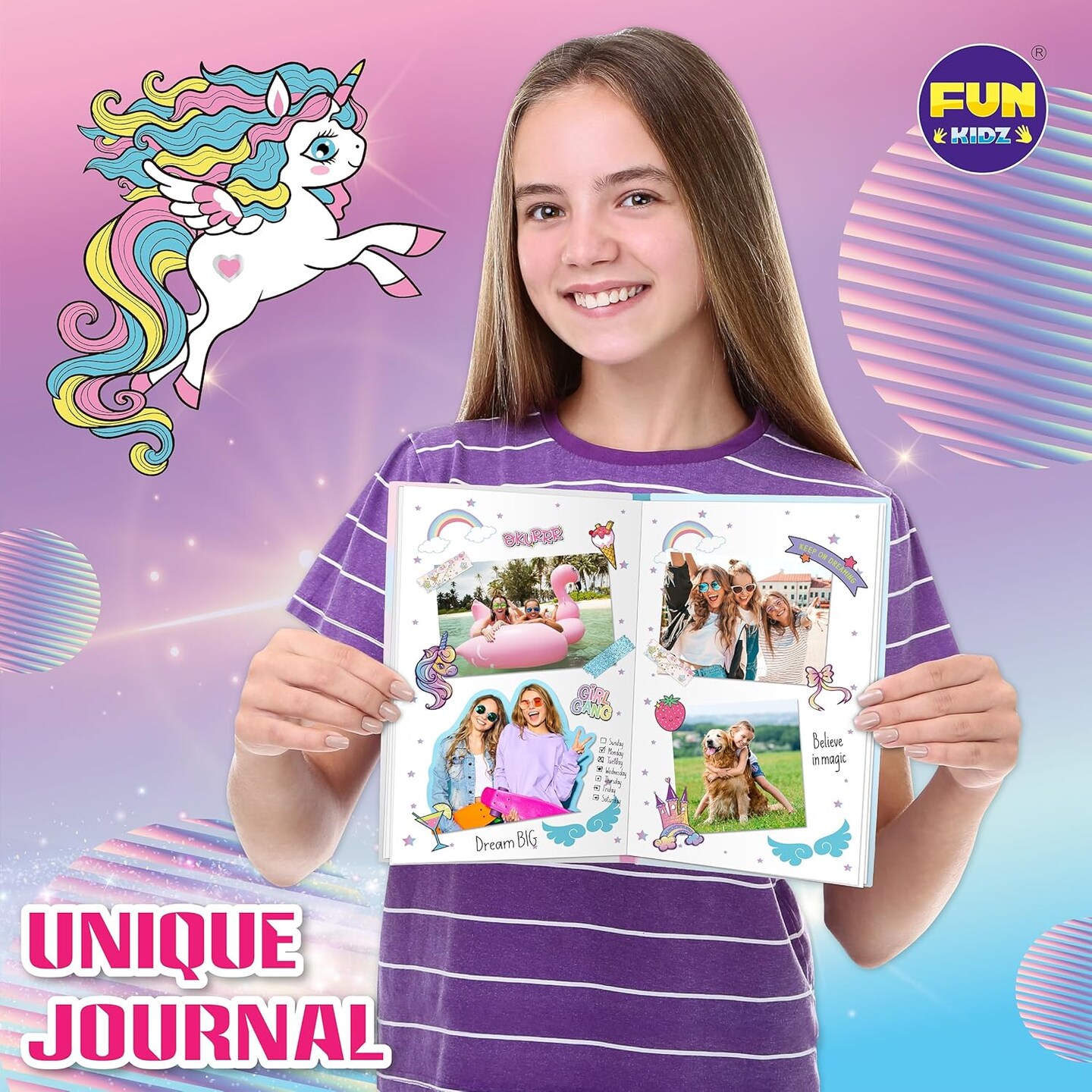 Unicorn Journal Kit for Girls