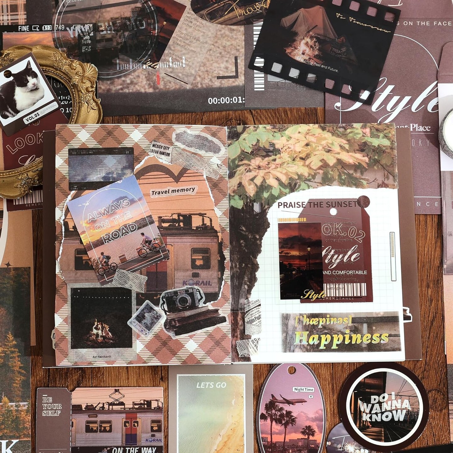 Scrapbooking Supplies Kit - Traveler