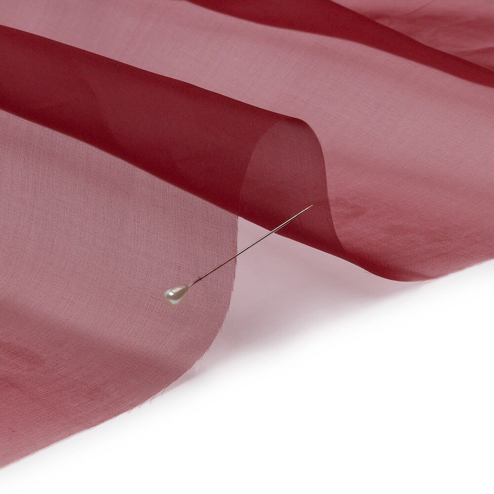 1 Yard Port Silk Organza Fabric Lightweight Sheer Material for Dresses and Gowns 44 Inch Width