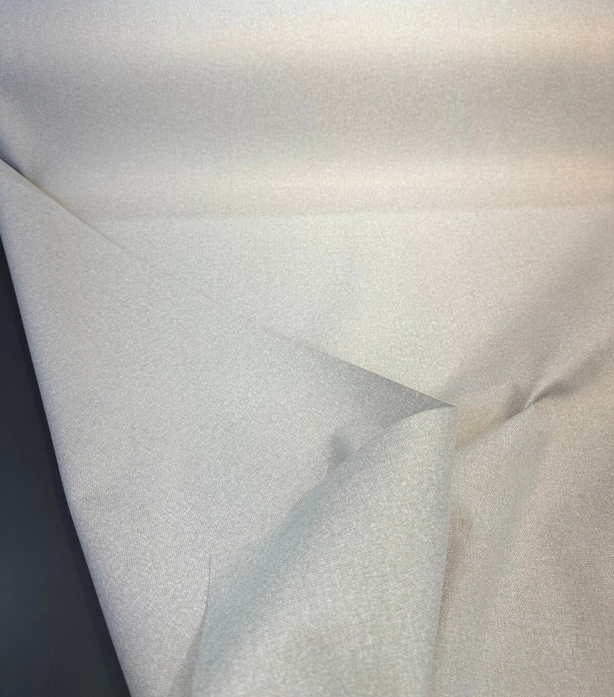 1 Yard Double Sided Moonbeam Blackout Drapery Fabric, Complete Light Block 55 Inches Wide