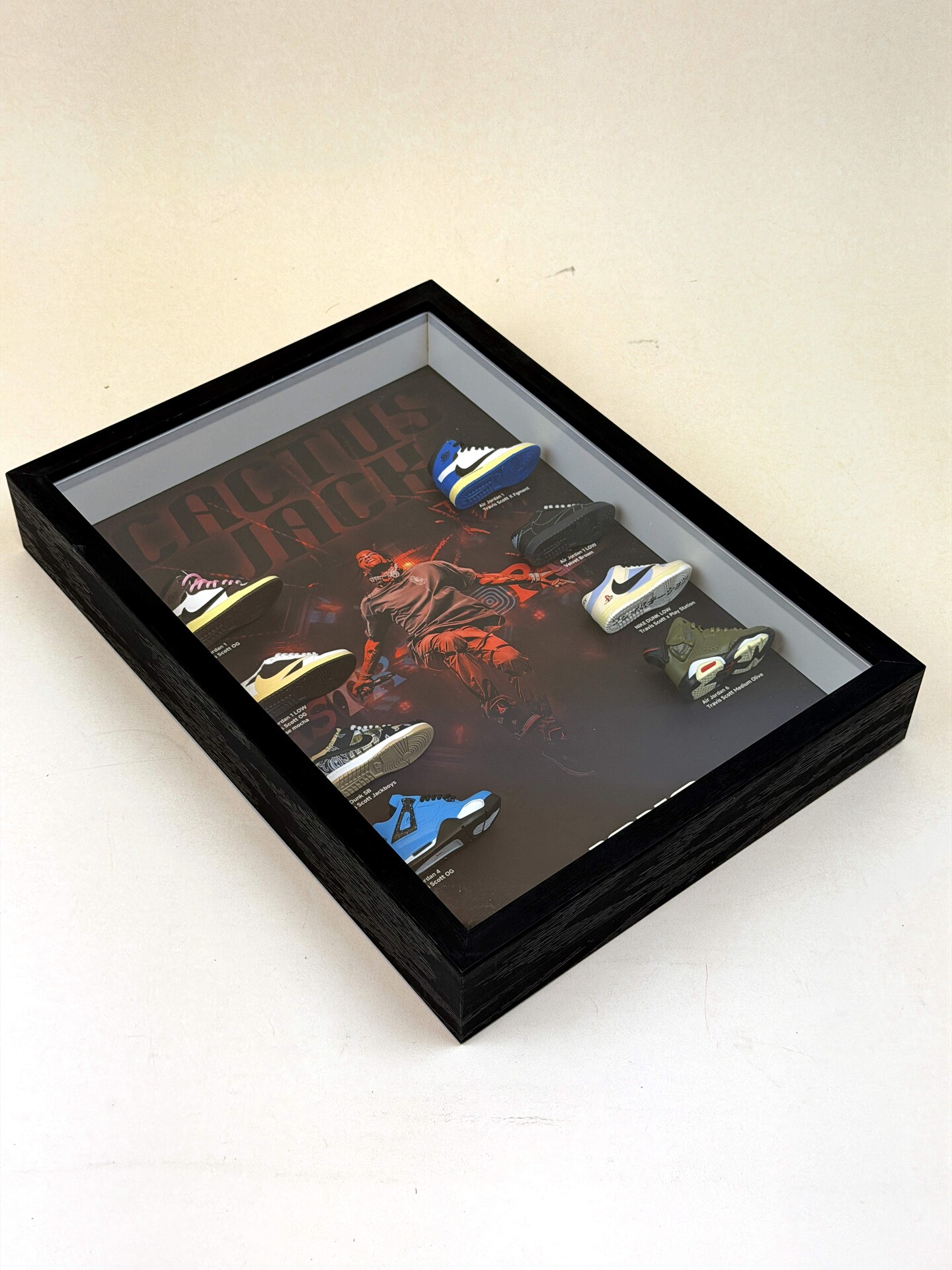 The Ultimate Travis Scott Display Frame | Features 8 Iconic Mini