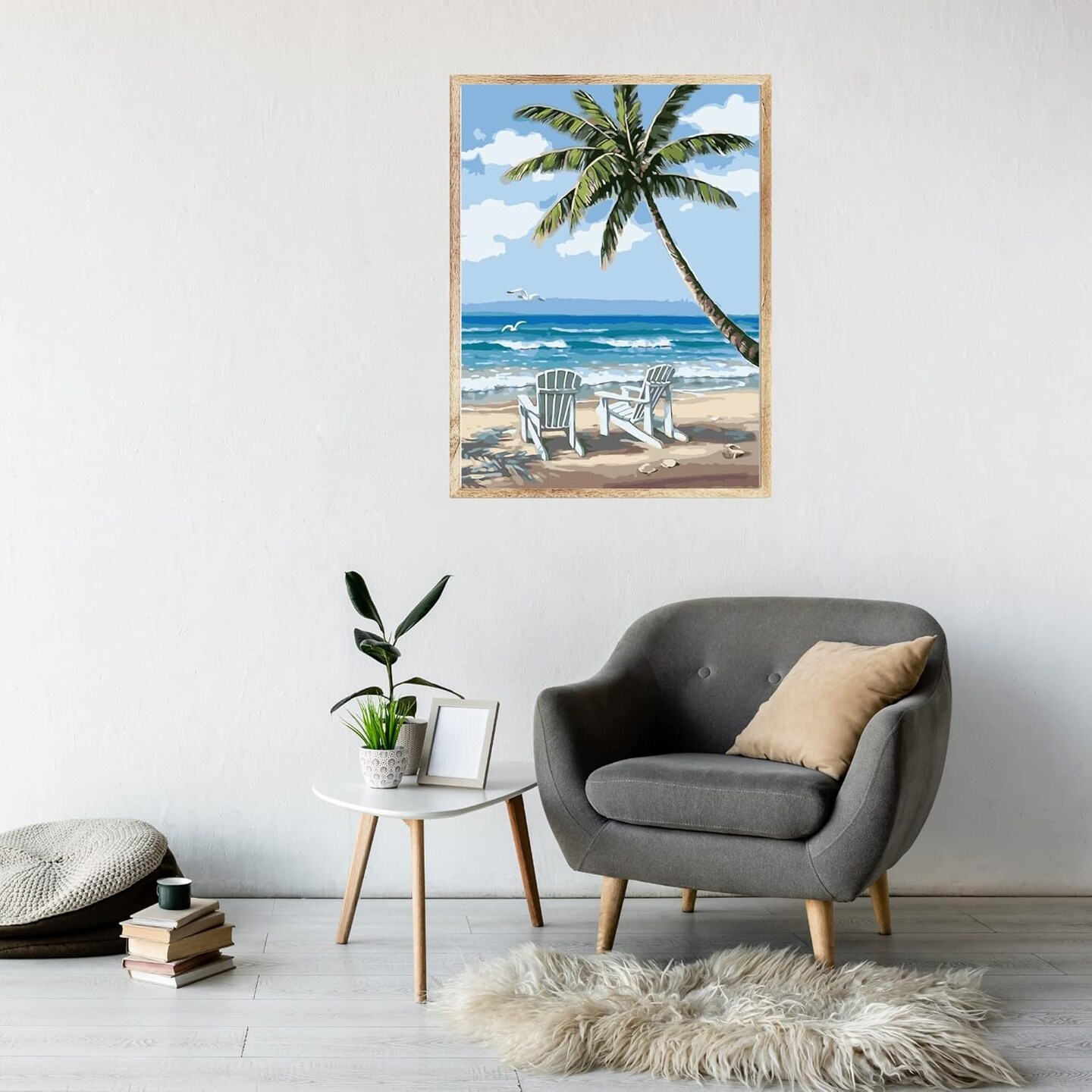 Paint by Number Landscape On Canvas Art for Beginner Adults Students Teens Painting by Numbers