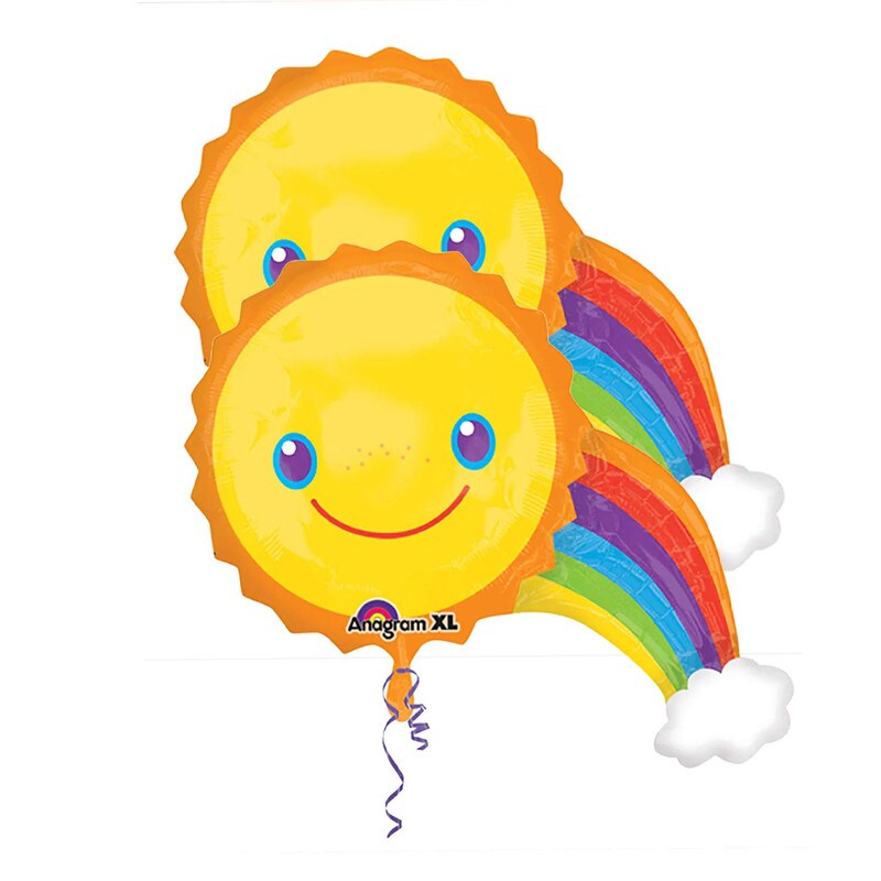 Anagram&#xAE; 33 Inch Smile Rainbow Balloon