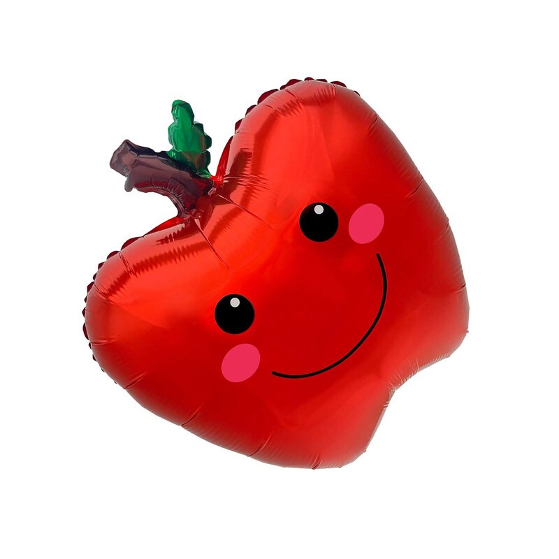 LA Balloons&#xAE; 19 Inch Smiling Apple Balloon
