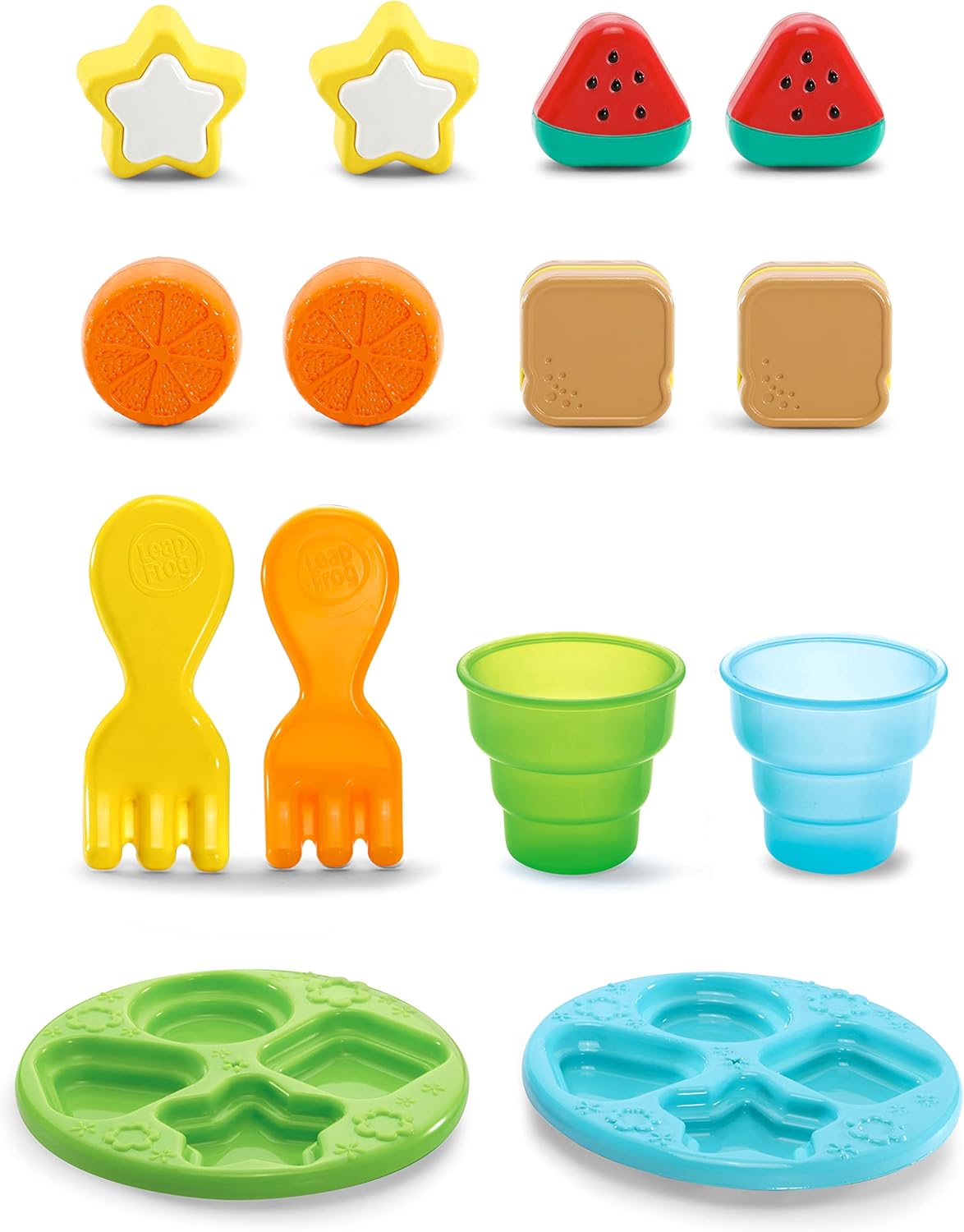 Shapes and Sharing Picnic Basket (Frustration Free Packaging), Yellow