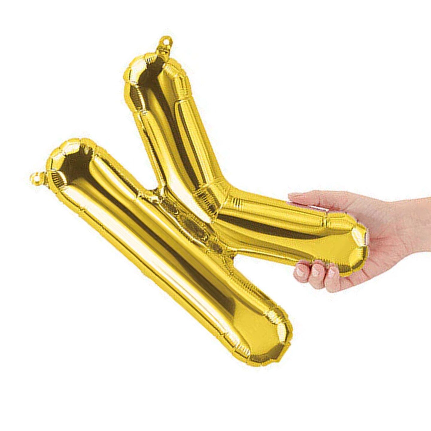 NorthStar Balloons&#xAE; 16&#x22; Gold Letter K Balloon Air Fill Only