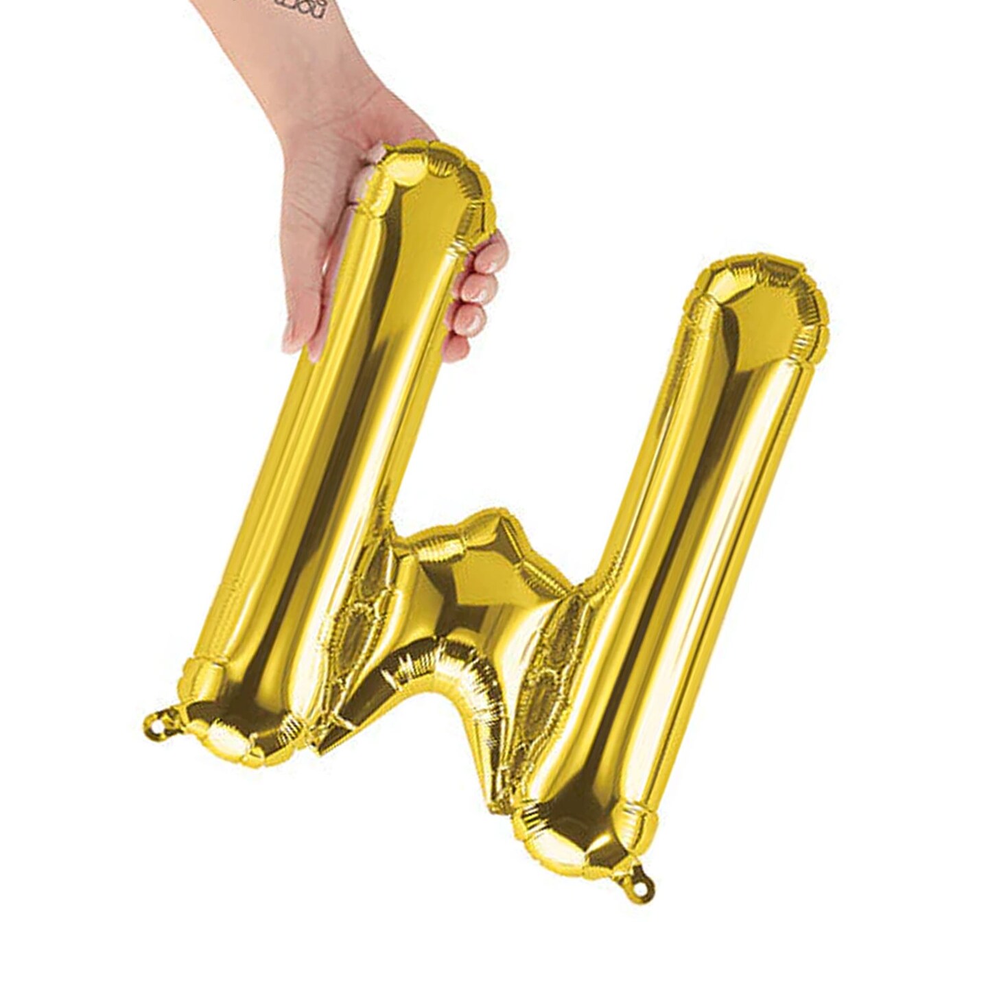 NorthStar Balloons&#xAE; 16&#x22; Gold Letter M Balloon Air Fill Only