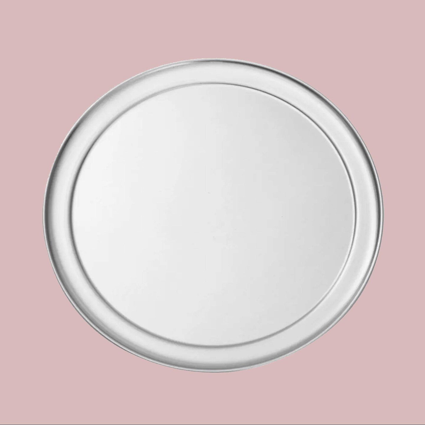 Wide Rim Aluminum Pizza Pan Round Solid 18 Inch