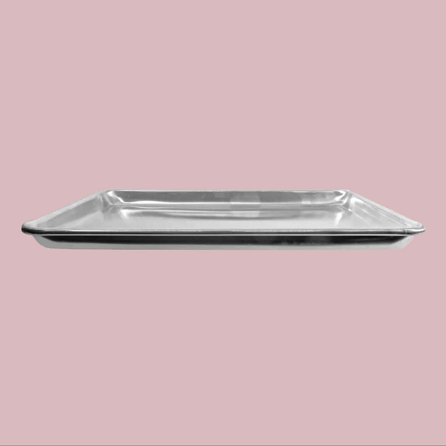 18&#x22; x 13&#x22; Half Size Sheet Pan 18 Gauge Aluminum Closed Bead Rim
