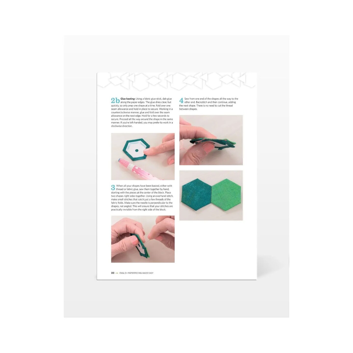 English Paper Piecing Made Easy Pattern Book by Katja Marek