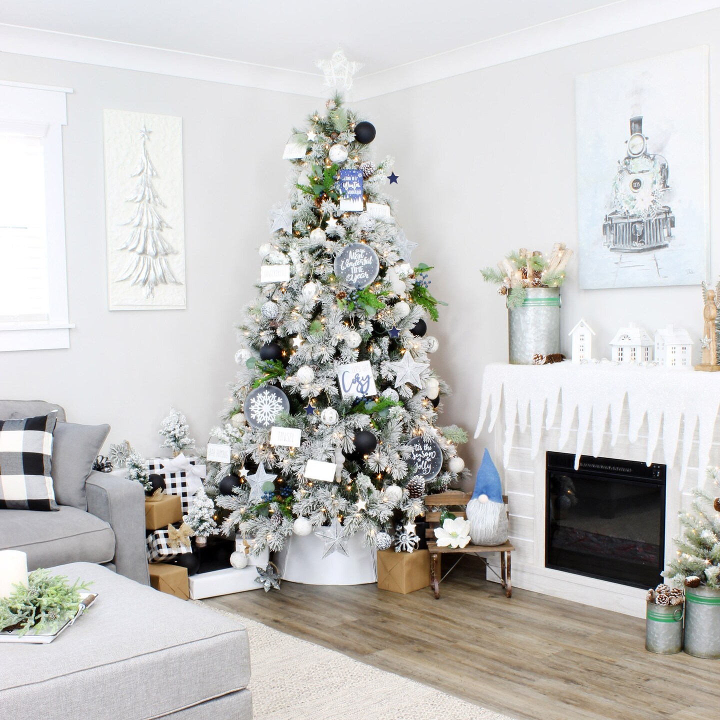 Colored Enamelware Christmas Ornaments 12ct Rustic Farmhouse Decor