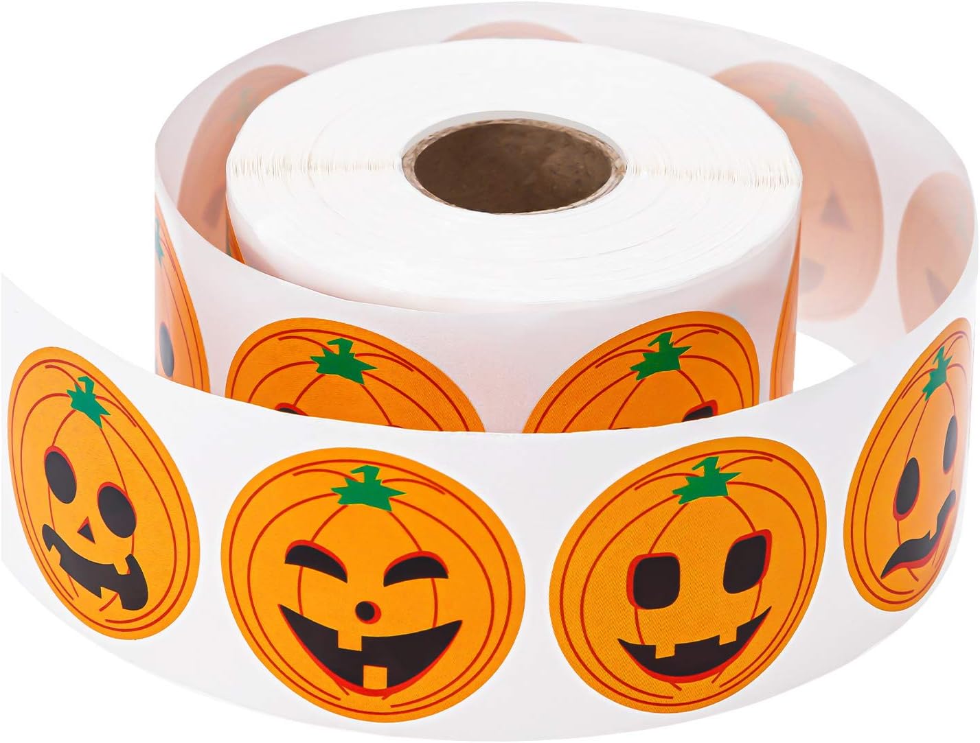 750 PCS Halloween Pumpkin Stickers (800pcs) 3.5 x 3.5 x 1.6 inches