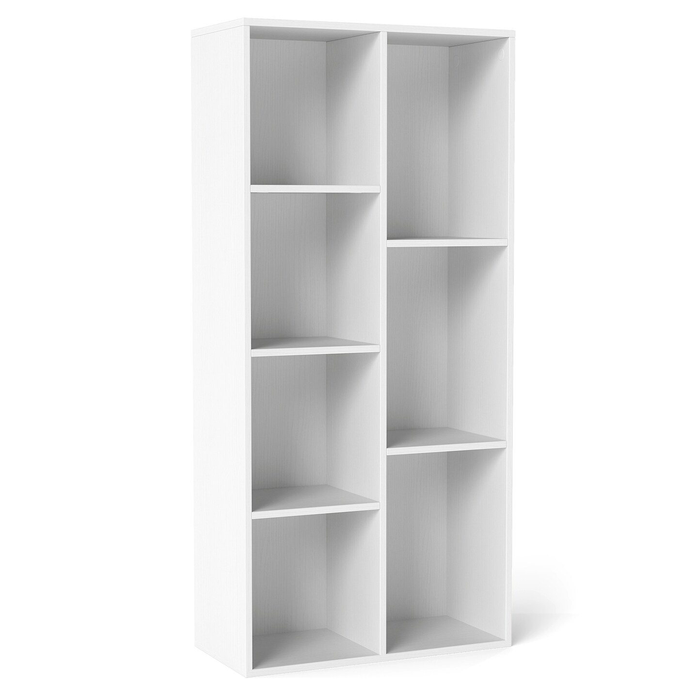 7-Compartment Storage Shelf Freestanding, Vertical and Horizontal Options