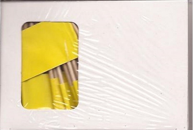 100 Yellow Toothpick Flags, 100 Cupcake Flag Toothpicks or Cocktail Picks