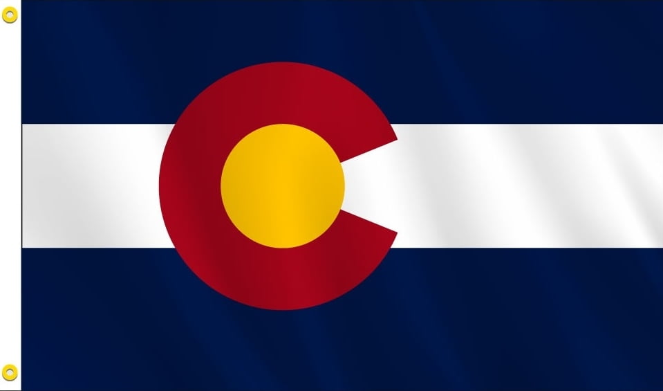 Colorado State Flag – 3x5 ft Durable Polyester – Indoor/Outdoor Use
