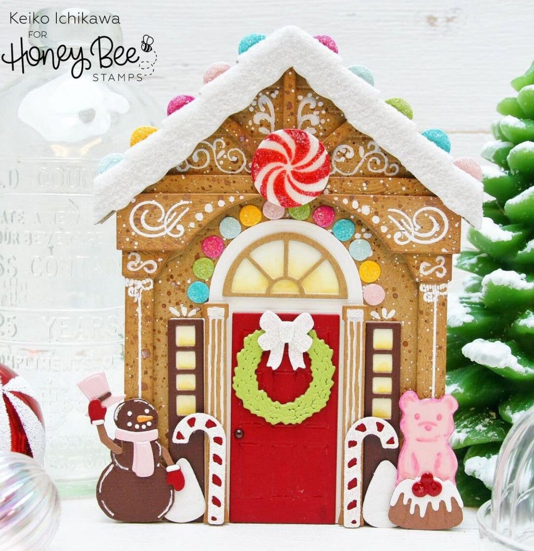 Lovely Layers: Front Porch Holiday Add-On - Honey Cuts - Stand-Alone Dies