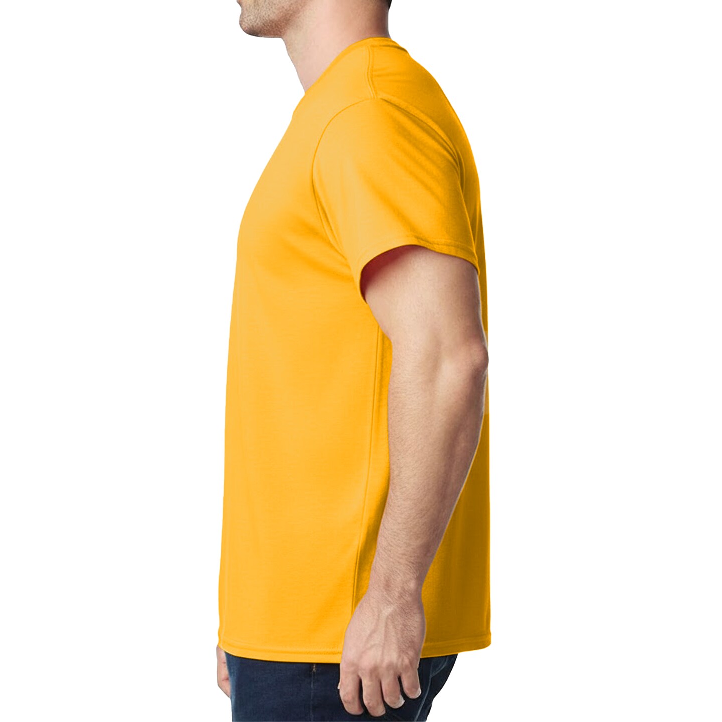 Gildan Unisex Heavy Cotton Tee 5000, 100% U.S. Cotton Shirt for DIY Projects, Pack of 12