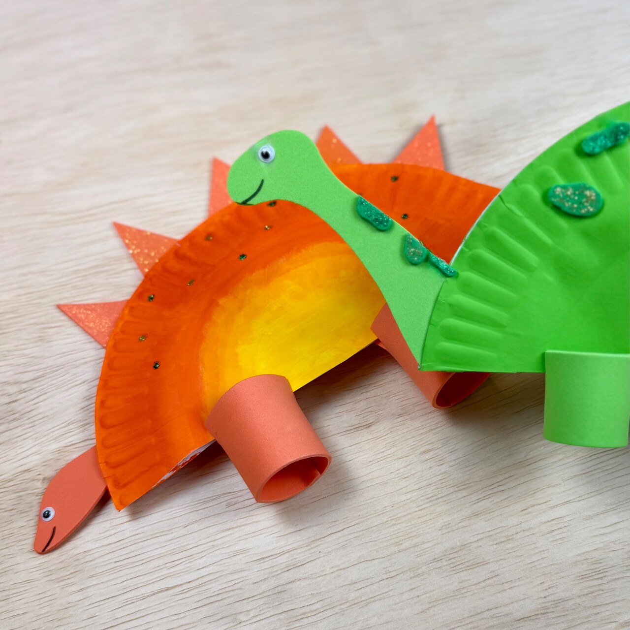 Kids Club: Paper Plate Dinosaur Craft
