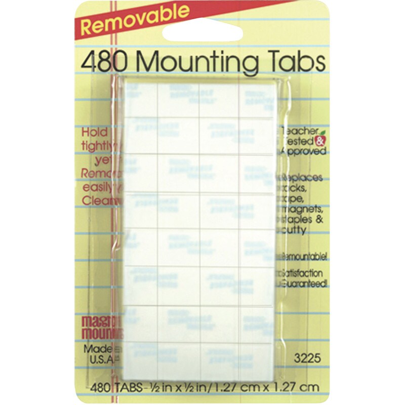 Removable Mounting Tabs, 1/2