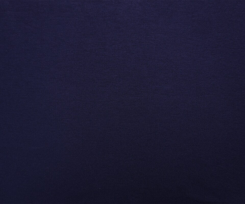 Deep Blue Nylon Blend Stretch Solid Ponte De Roma Double Knit Fabric By the Yard