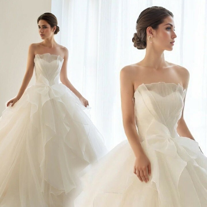product name is Tulle ball gown,Flower Lace wedding Dress,Princess Bridal Dress,Floor length wedding gown,Lace Applique Bridal dress,Vintage,evening dress