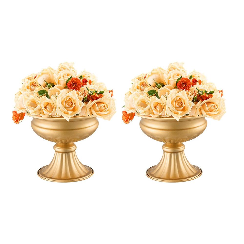 Edge Collections - Gold - Elegant Wedding Floral Stand for Table Décor