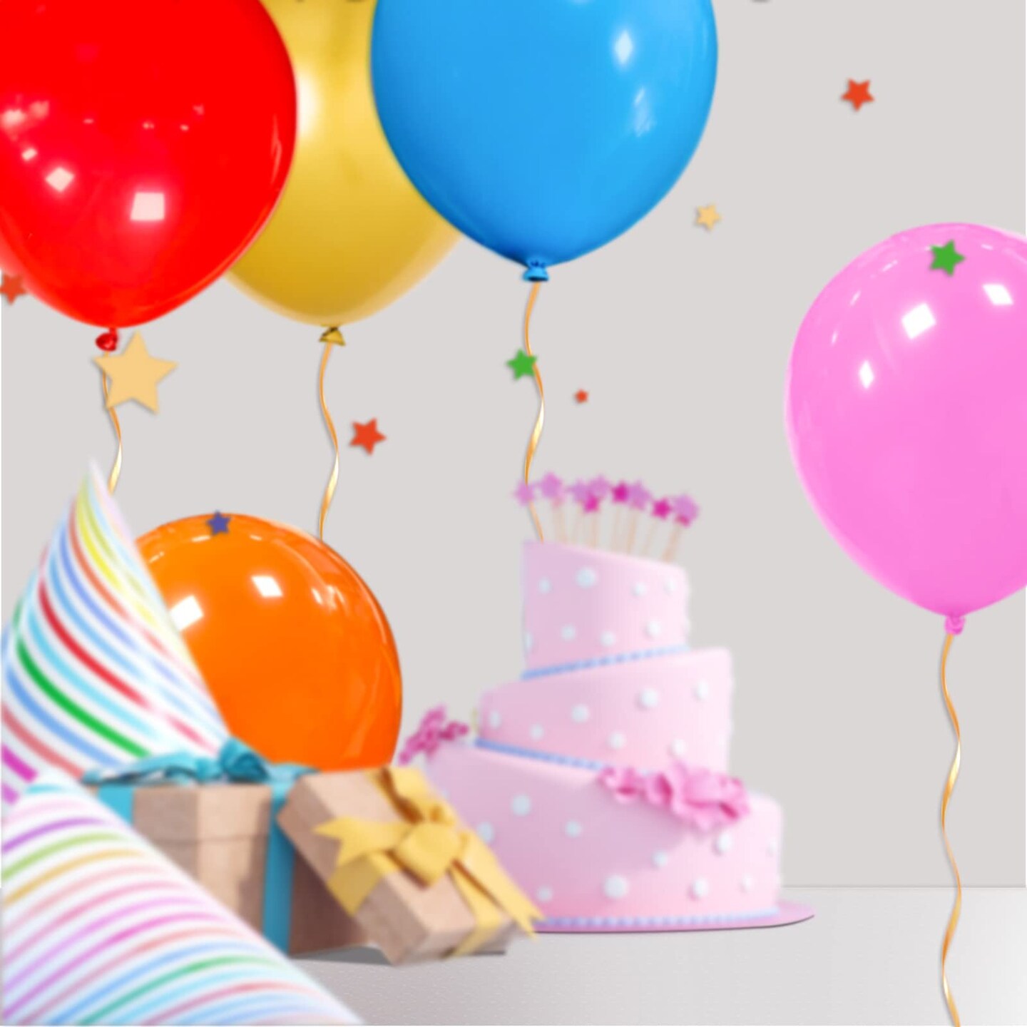 32Pcs Big Balloons 18 Inch Assorted Colors, Round Large Latex Party Balloons for Birthday Wedding Decorations.