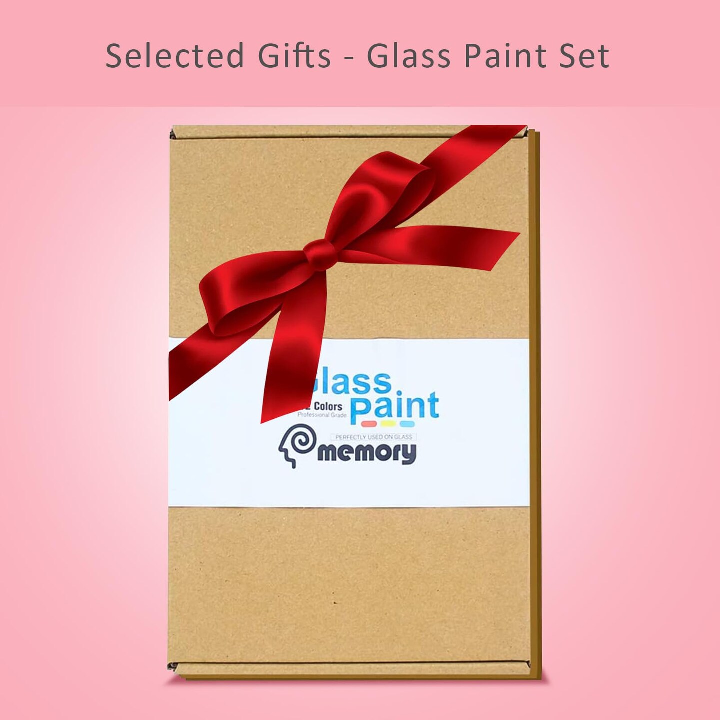 Stain Glass Paint Kit with 12 Colors, 3 Nylon Brushes, 1 Palette, Permanent Acrylic Enamel Painting Set to Create Translucent Arts on Transparent Wine Glasses, Enamel, Window and Glass