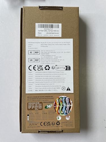 Multi-color Quilling Strips Set 720 Strips 36 Colors 54cm Length/strip Paper Width 3mm &#x26; Organizer Storage Tote Bag