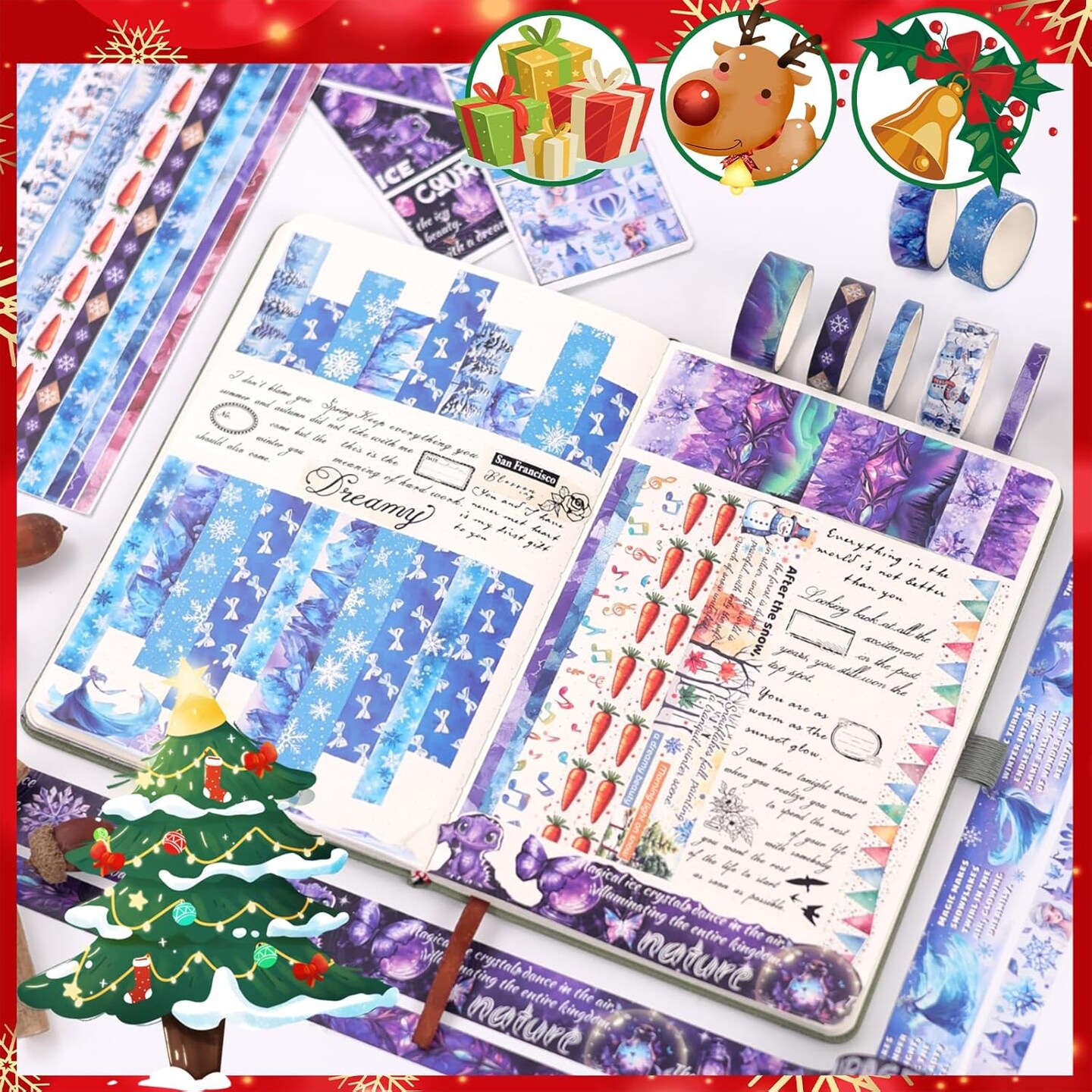 Christmas Washi Tape Set - 27 Rolls