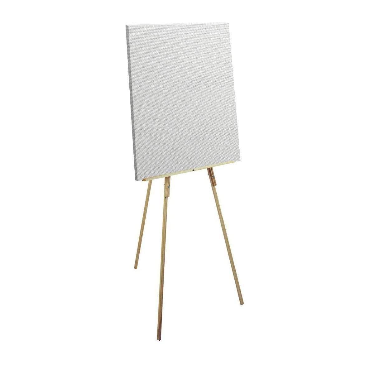 KINGART&#xAE; Wood Floor Standing Easel 65&#x201D;