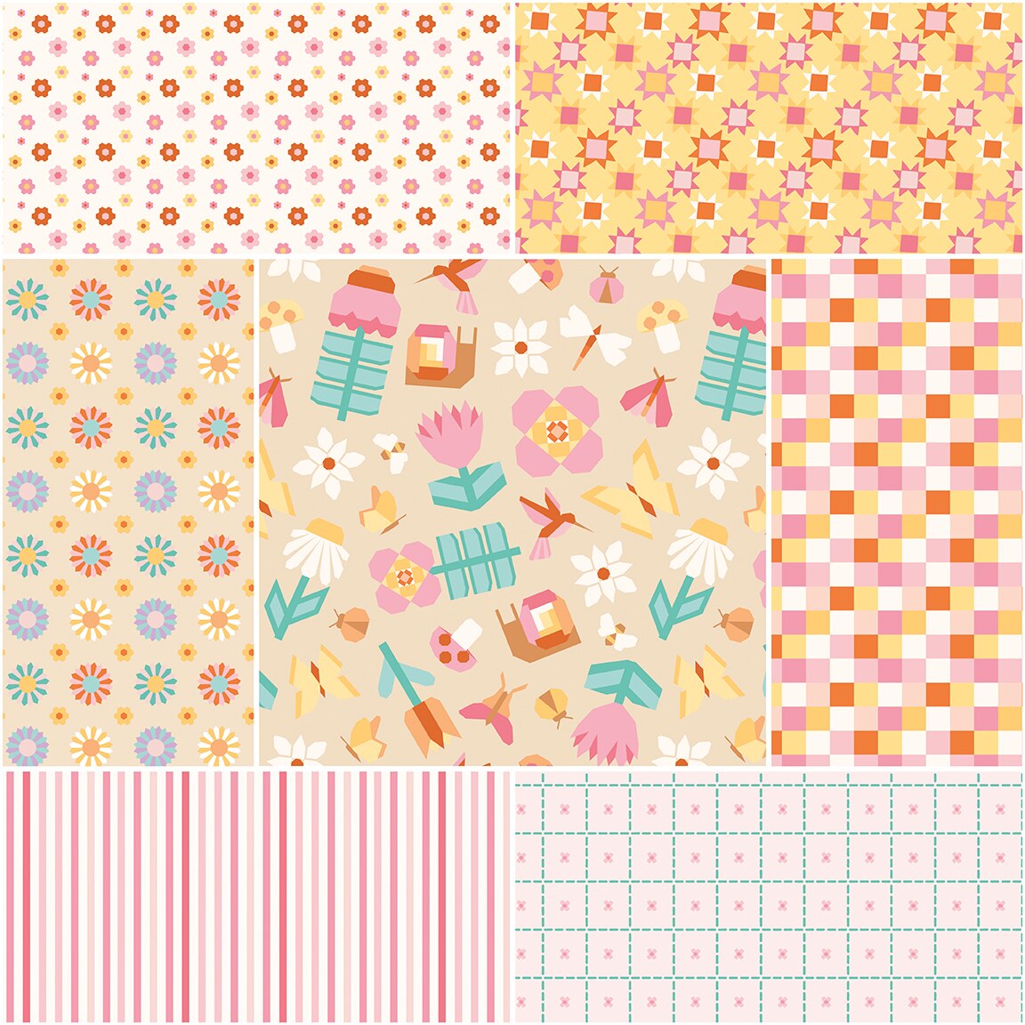 Patchwork 10" Square Pack (Layer Cake / 10" Stacker) by for Riley Blake (10-17240-42)