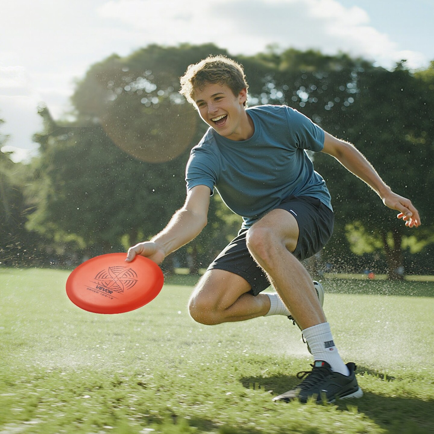 Professional Disc Golf Set 6 Plus 1 Premium TPE Discs with Carry Bag Includes Driver Mid-Range Putter