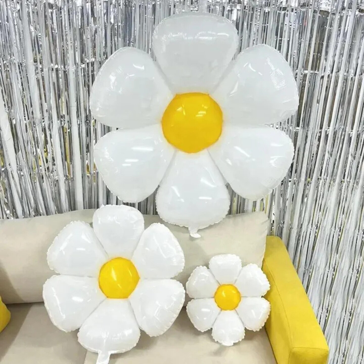 Daisy Foil Balloon Pack - 3pcs