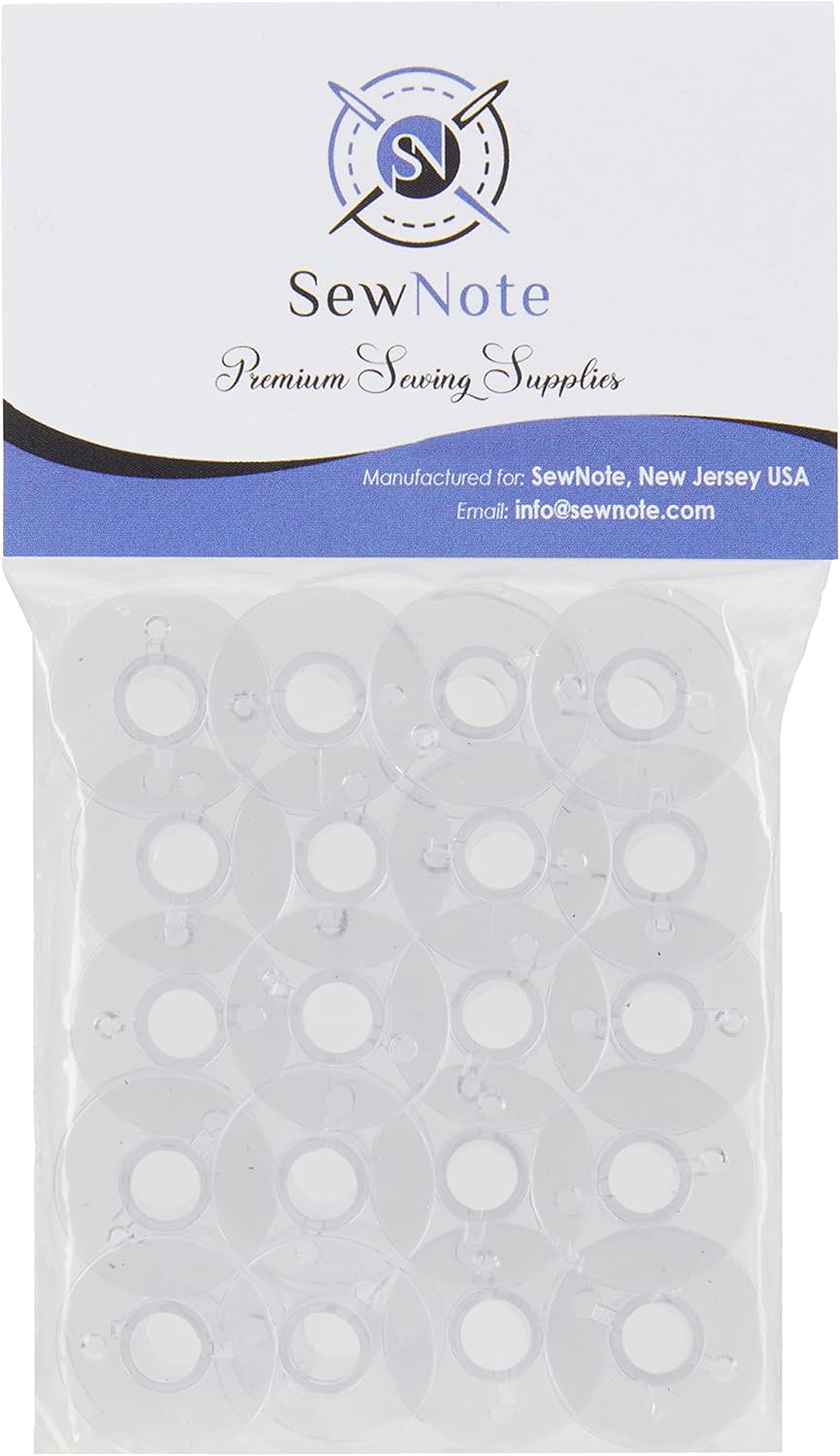 20 Pack Bobbins SA156 Sewing and Embroidery Made to Fit Brother