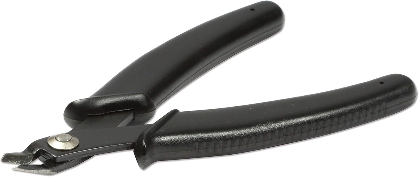 The Beadsmith Hi-Tech Round Nose Pliers,with high Carbon Steel Head, Black Comfort Grip Handle with Spring, Tool for Jewelry Making, Electronics or Micro Mechanics