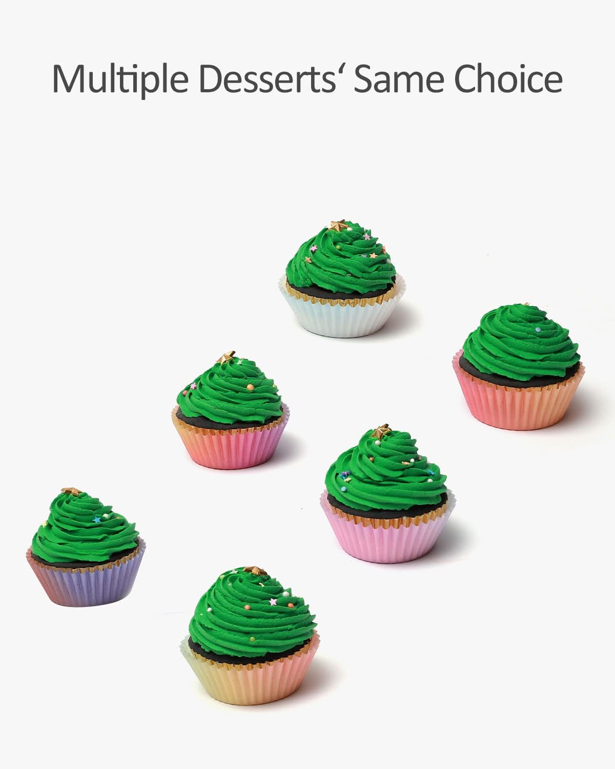 Cupcake Liners Cupcake Cups 300-Count Food Grade Gradient Design Cupcake Papers Baking Cups Cupcake Wrappers