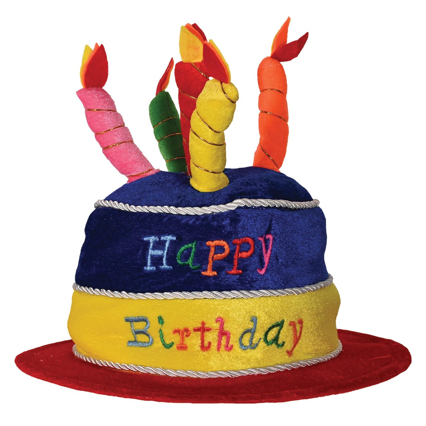 12 Pack Beistle Plush Birthday Party Cake Hat