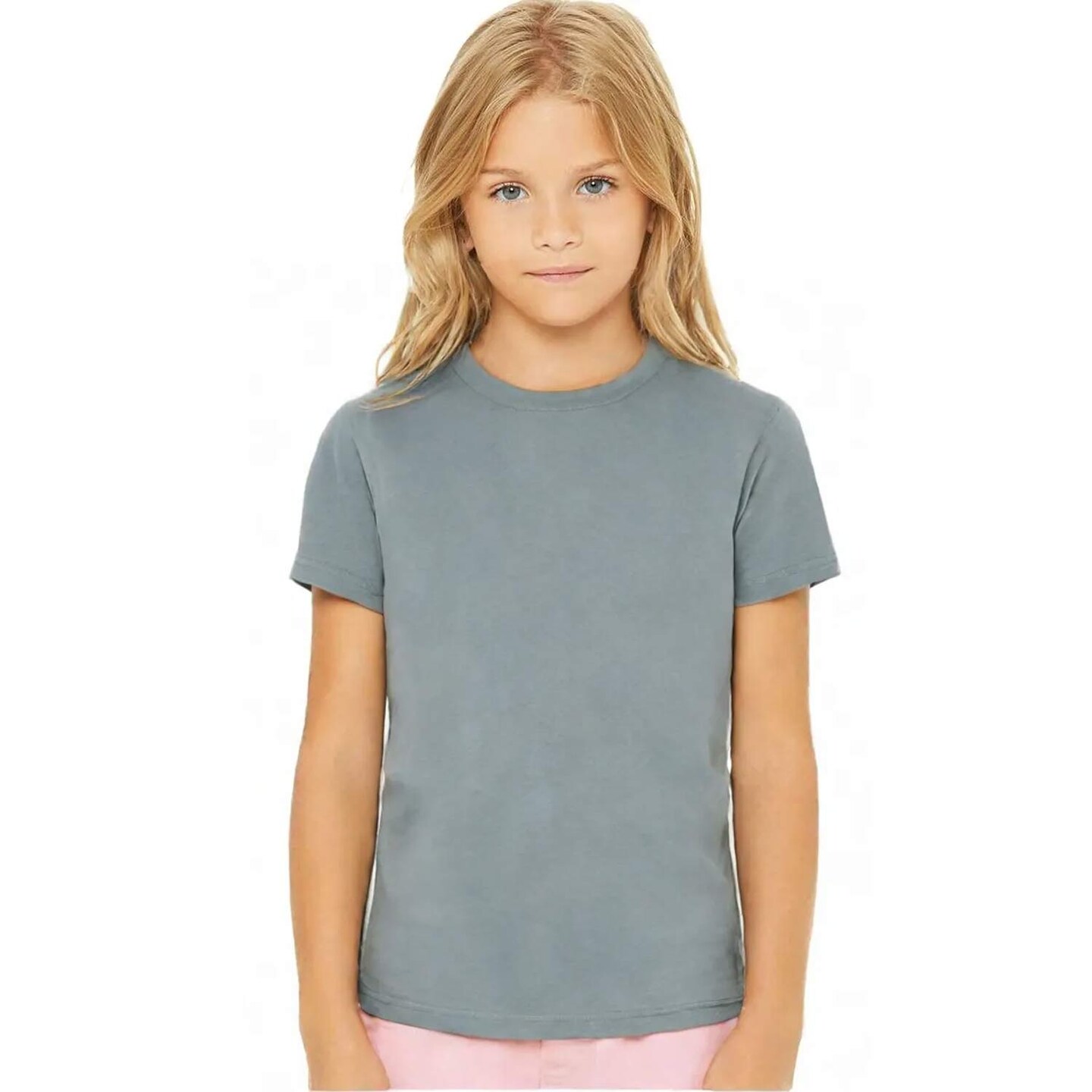 6 Pack BELLA+CANVAS® Youth Jersey Tee 3001Y for School, Sports & Custom Printing Unisex Cotton Kids Shirt Bundle